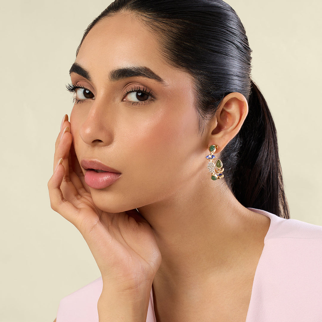Soul Shield Dangler Earrings