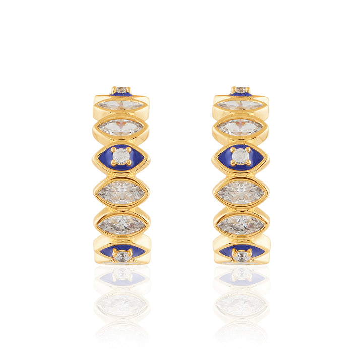 Divine Eye Halo Huggies