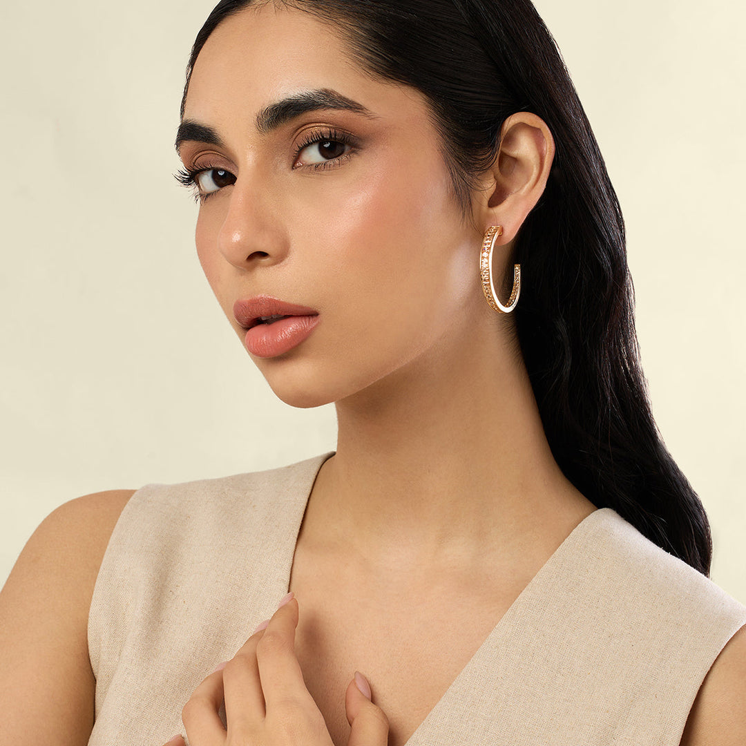 Solar Bloom Hoops