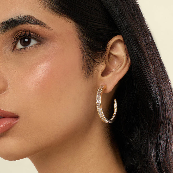 Divine Radiance Hoops