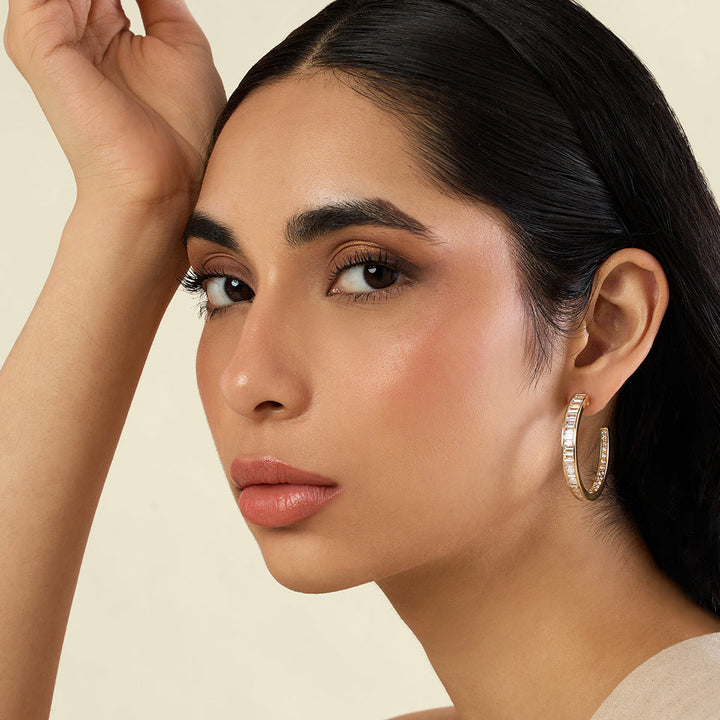 Divine Radiance Hoops