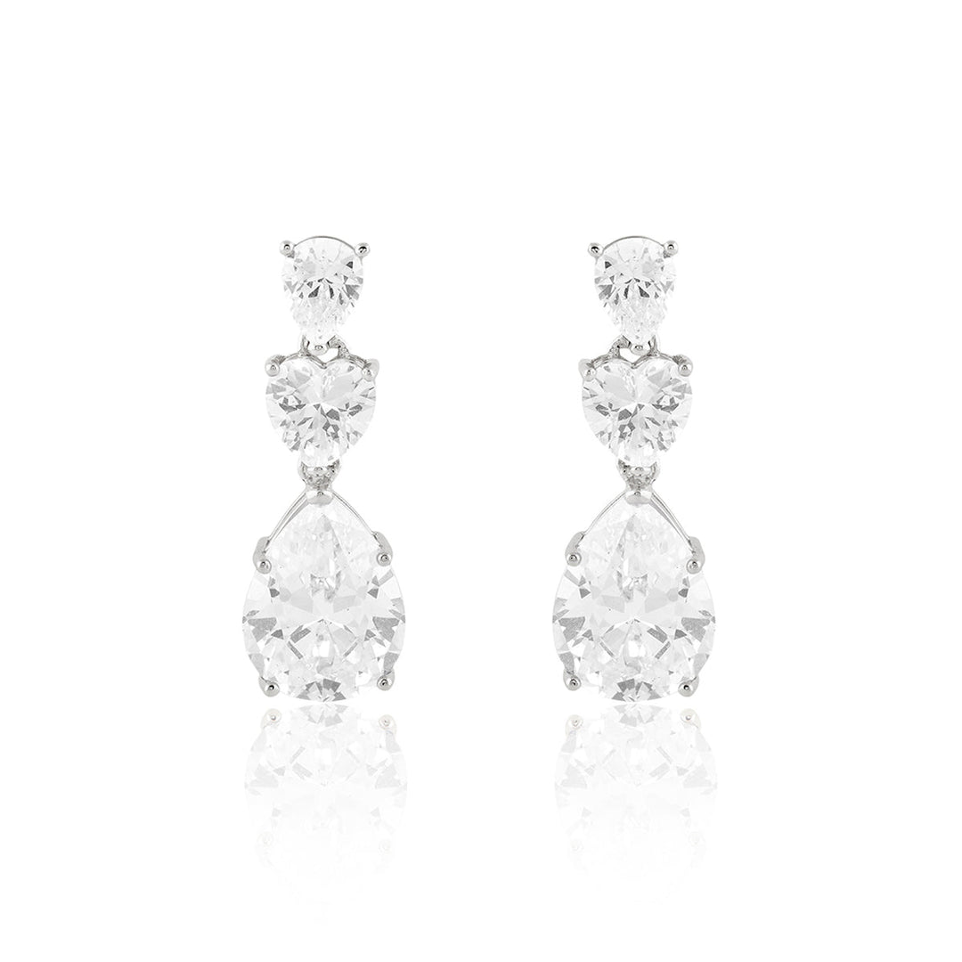 Silver Radiance Dangler Earrings