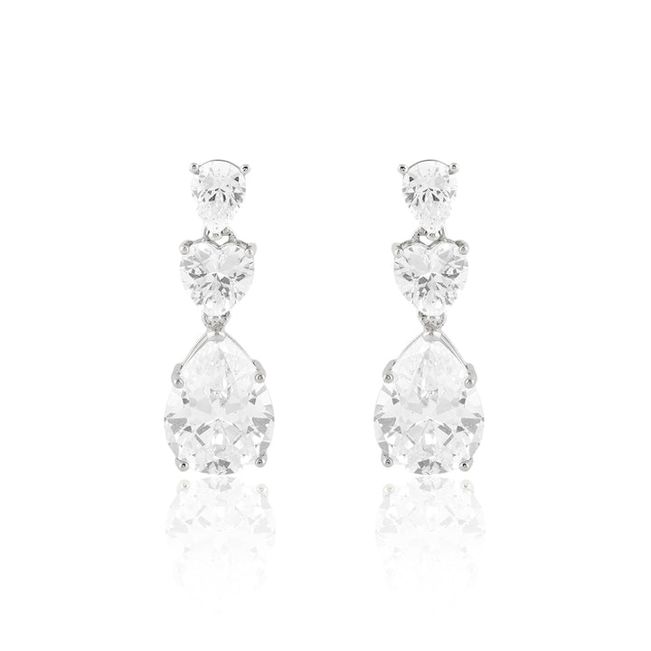 Silver Radiance Dangler Earrings