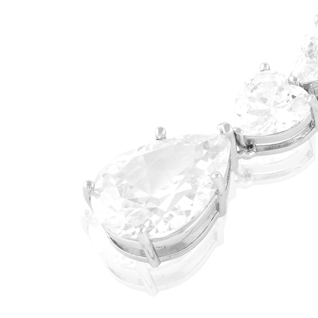 Silver Radiance Dangler Earrings