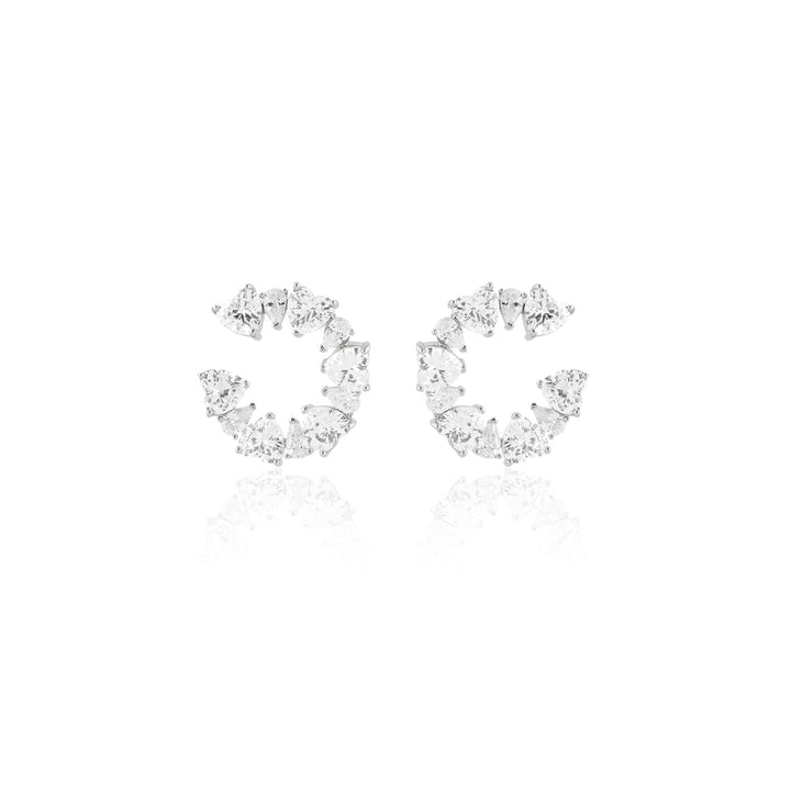 Silver Halo Studs