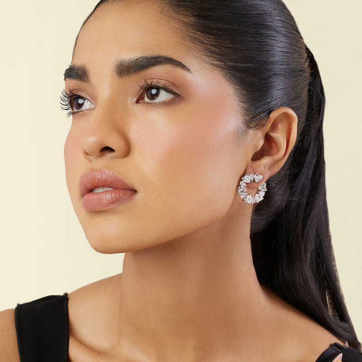Silver Halo Studs