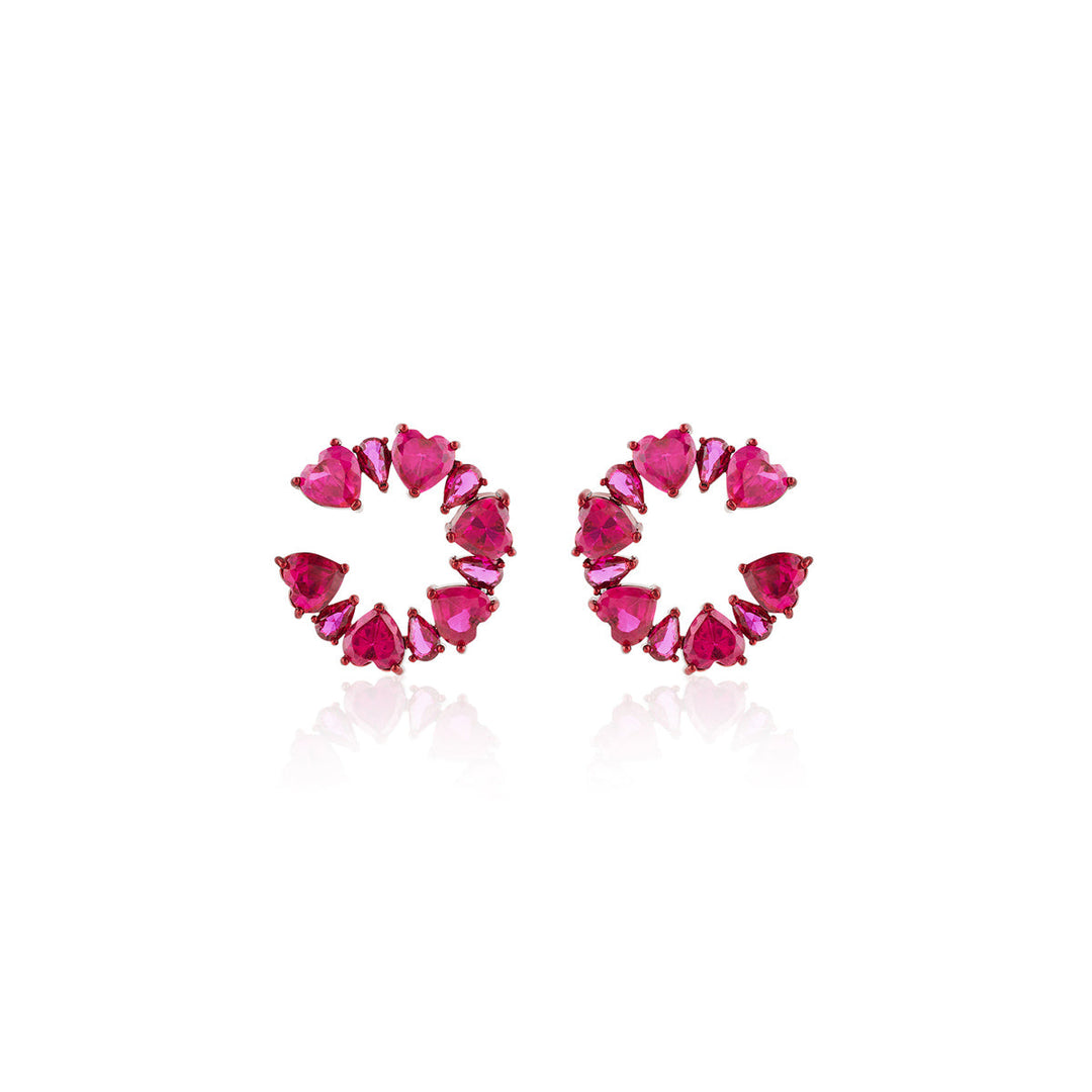 Crimson Halo Studs