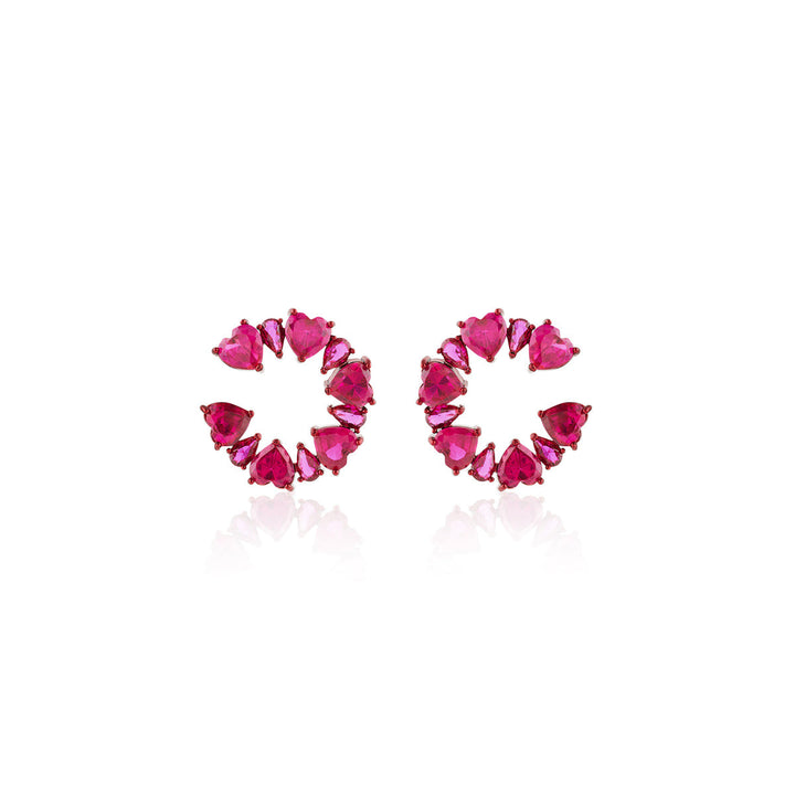 Crimson Halo Studs
