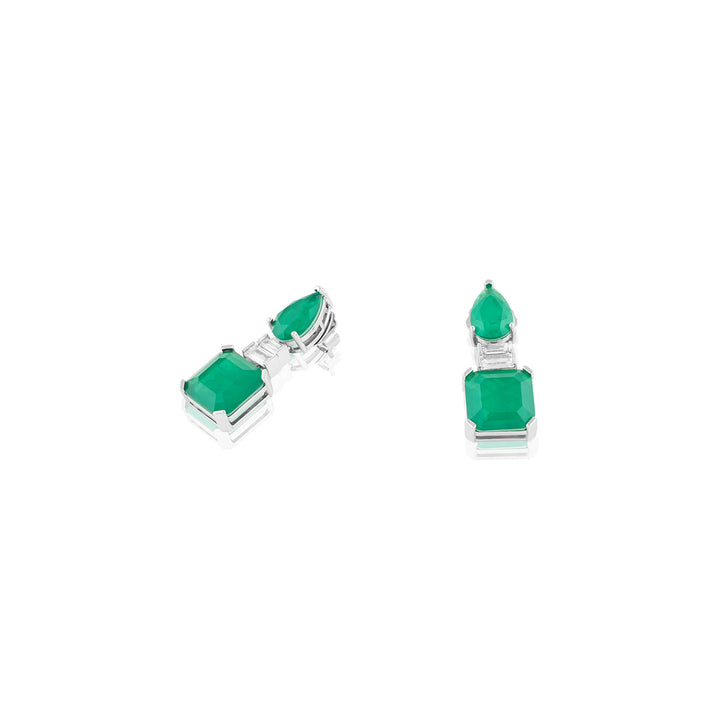 Emerald Radiance Dangle Earrings