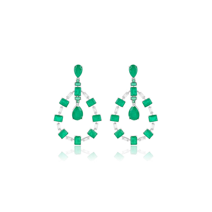 Emerald Luxe Dangler Earrings
