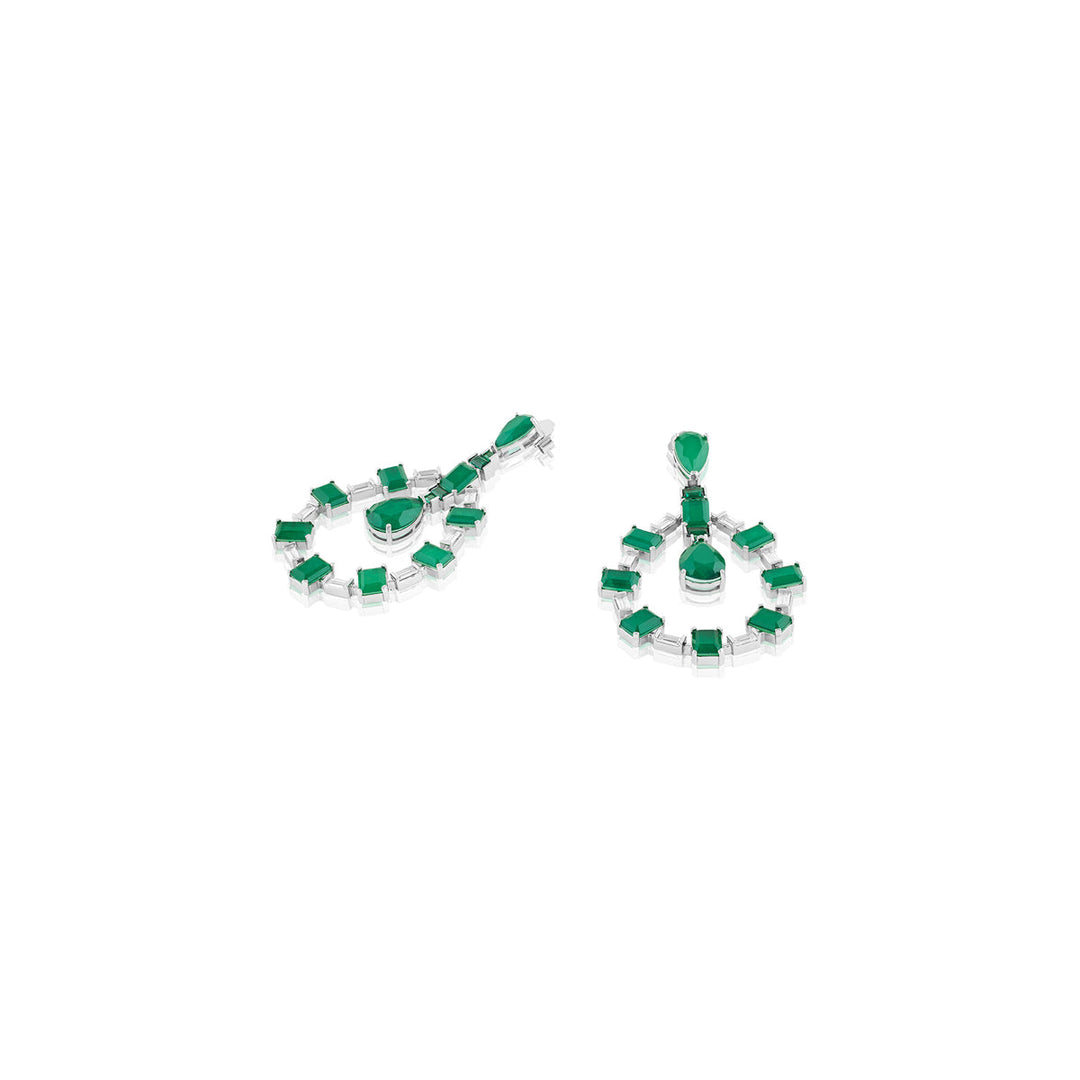 Emerald Luxe Dangler Earrings