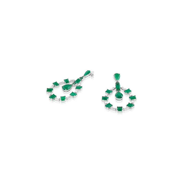 Emerald Luxe Dangler Earrings