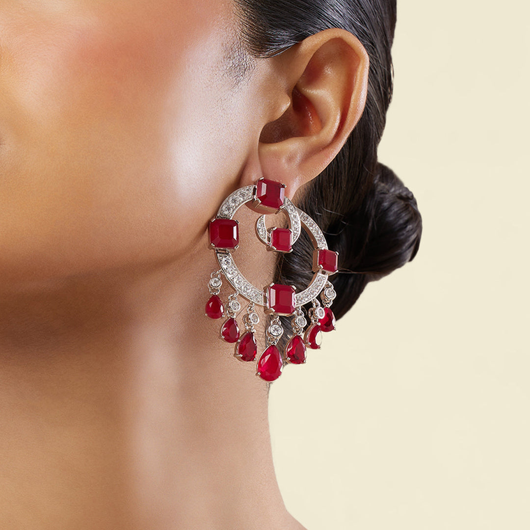 Ruby Moon Luxe Baalis - Isharya | Modern Indian Jewelry