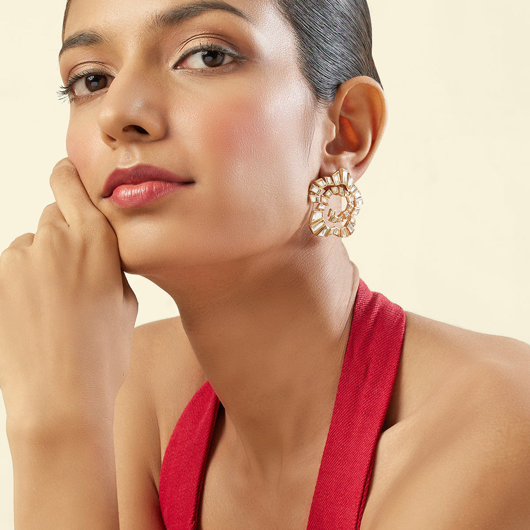 Santuario Spiral Studs 