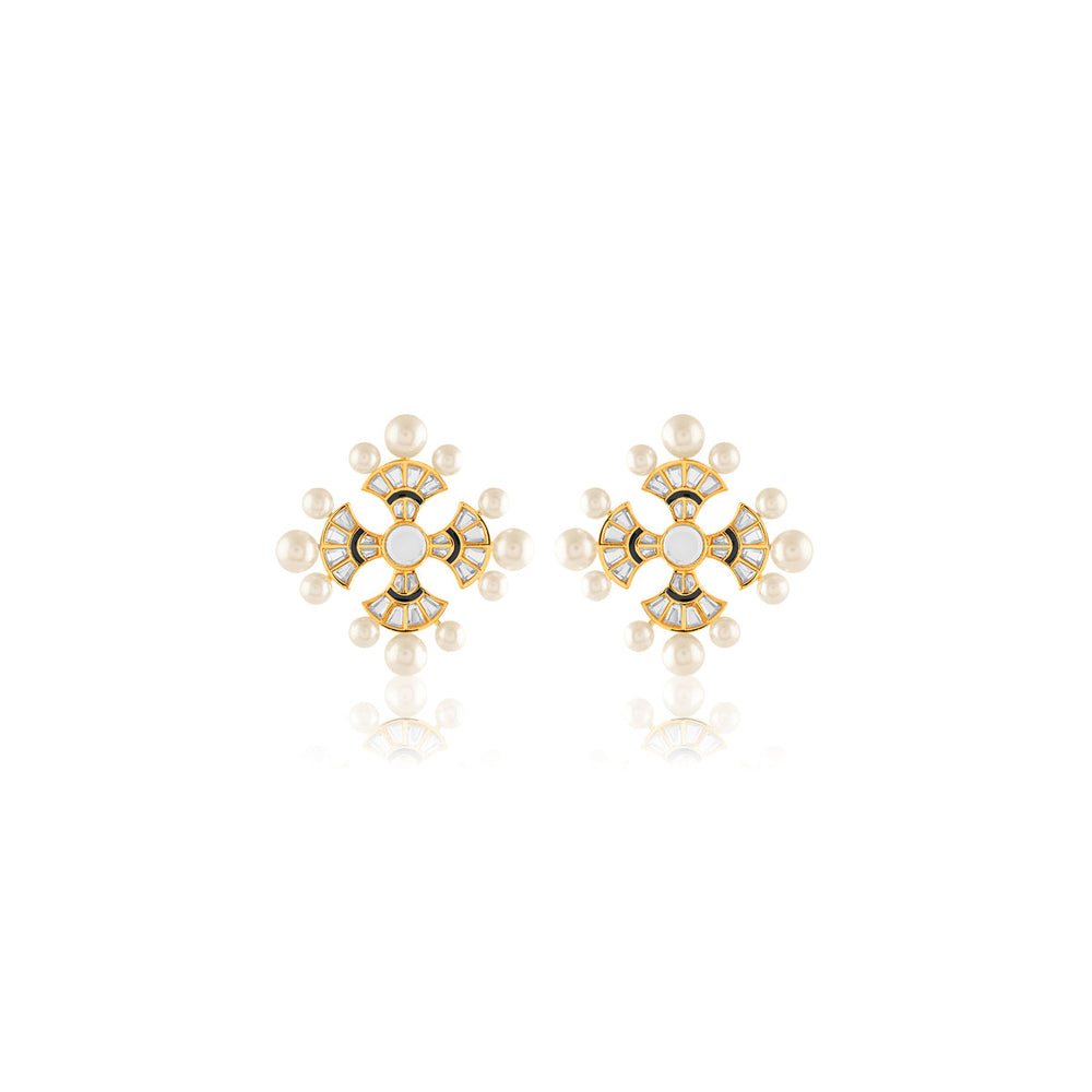 Sagrado Cross Studs 