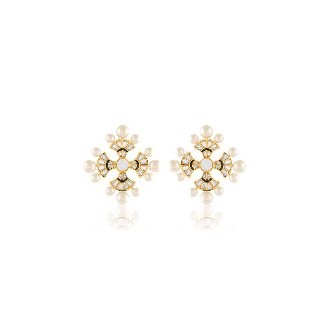 Sagrado Cross Studs 