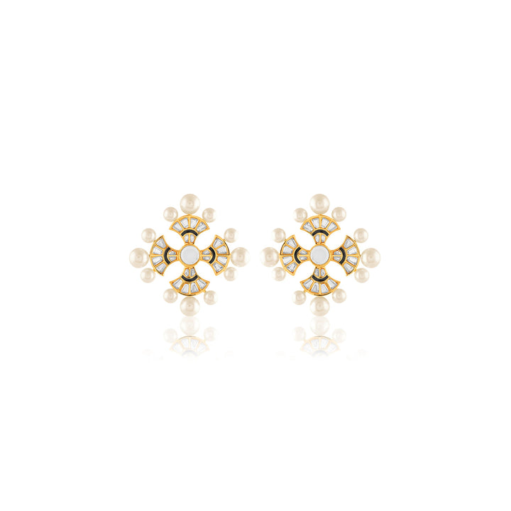 Sagrado Cross Studs 