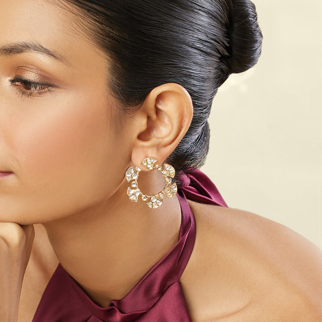 Capela Front Back Earrings 