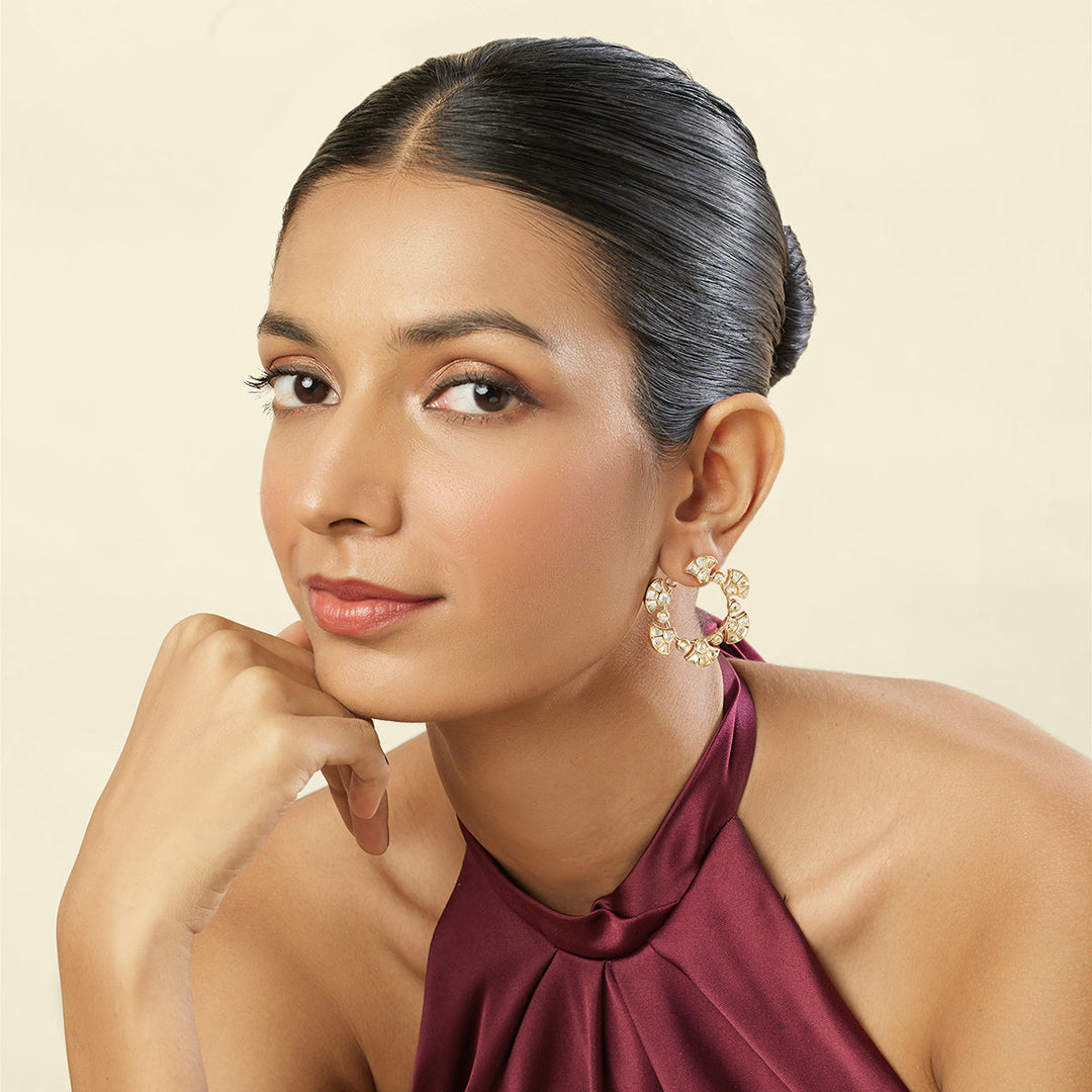 Capela Front Back Earrings 