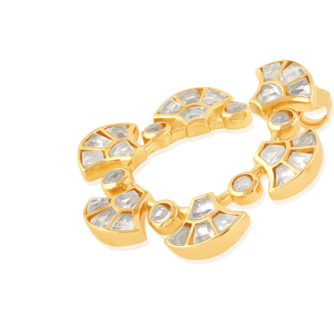Capela Front Back Earrings 