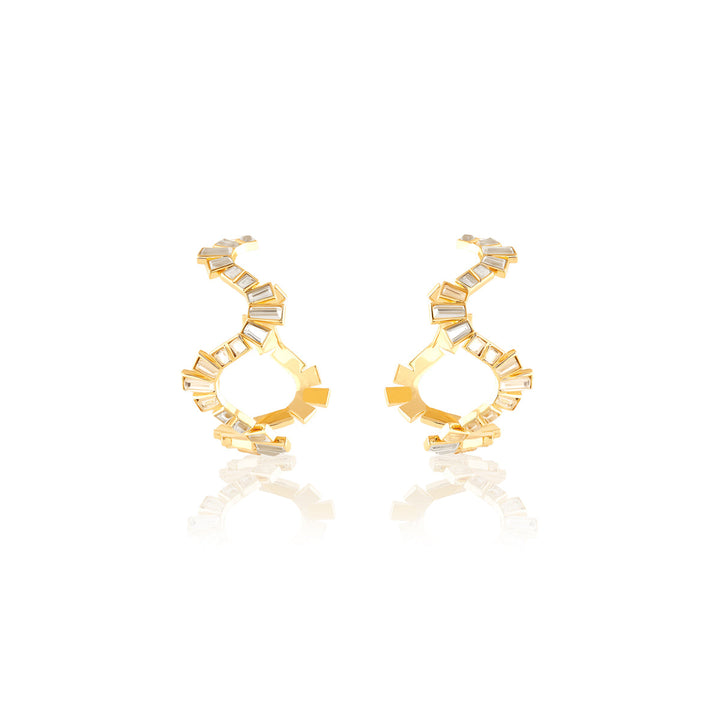 Divino Wavy Hoops 