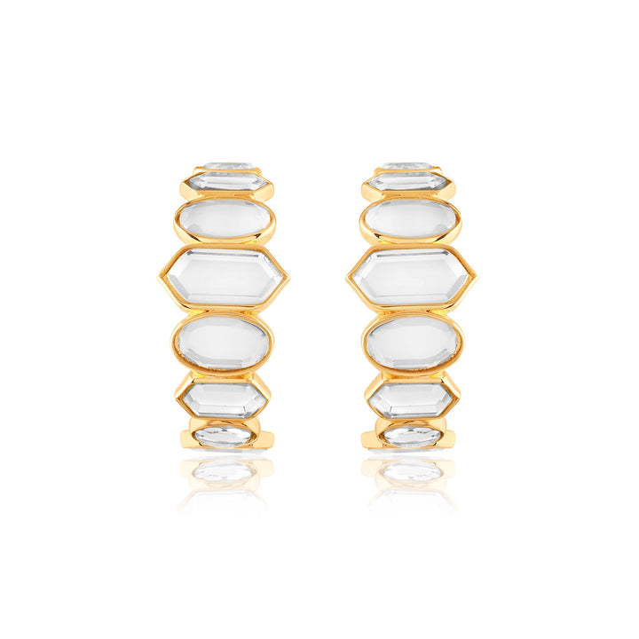 Mosaico Mirror Hoops 
