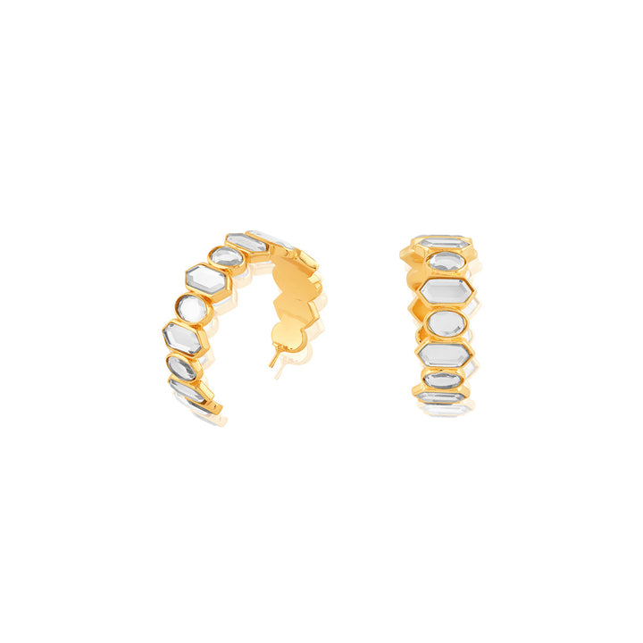 Mosaico Mirror Hoops 