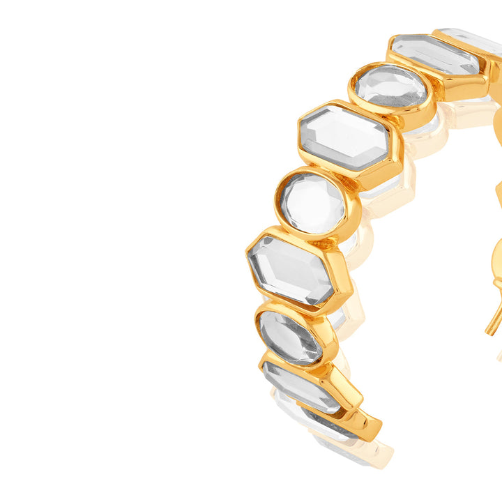 Mosaico Mirror Hoops 