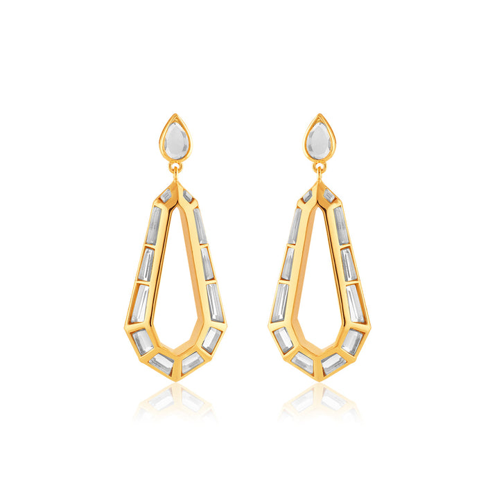 Arco Statement Drop Earrings 