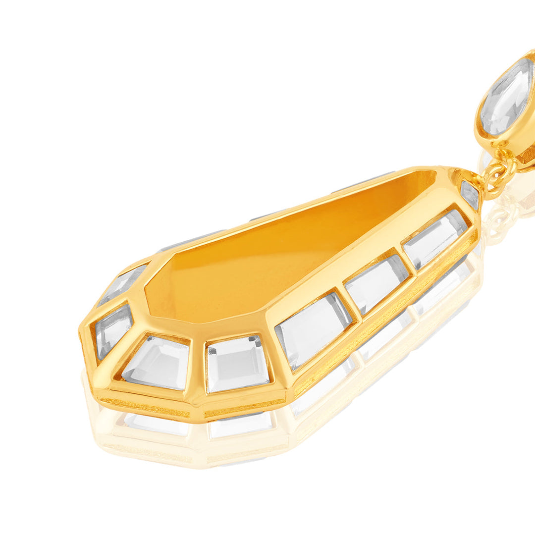 Arco Statement Drop Earrings 