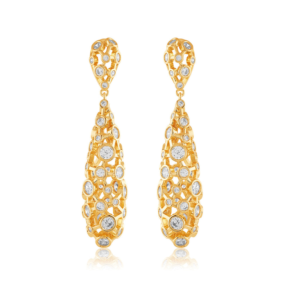 Espelho Long Drop Earrings 