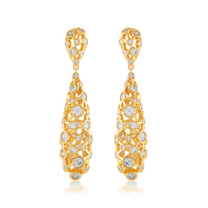 Espelho Long Drop Earrings 