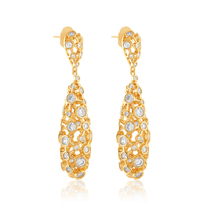 Espelho Long Drop Earrings 