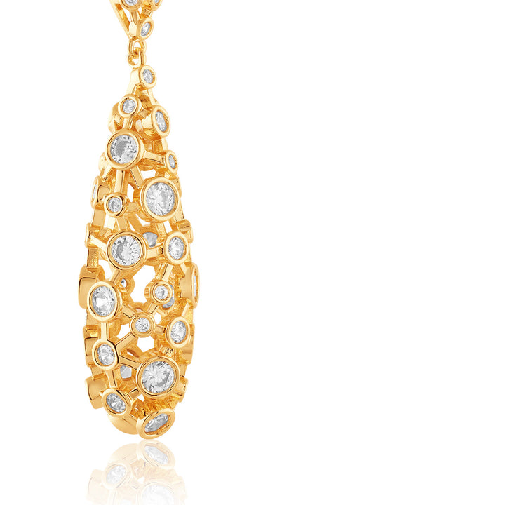 Espelho Long Drop Earrings 