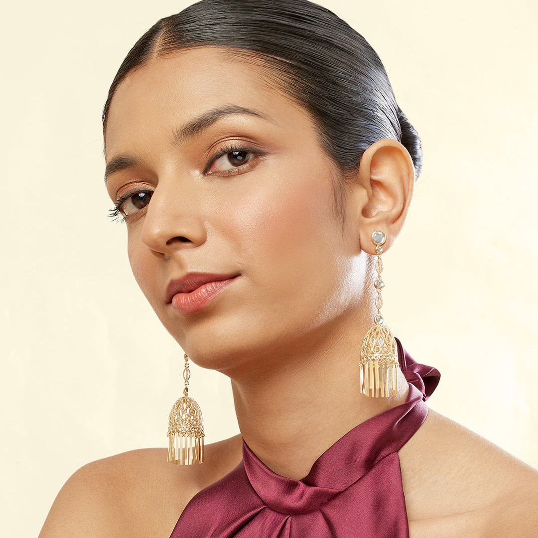 Calçada Statement Jhumkas 