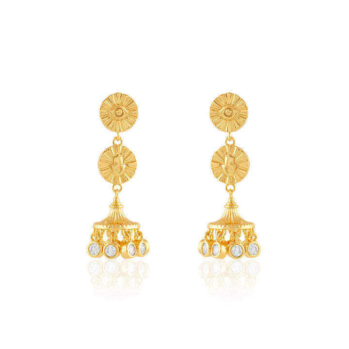Golden Hour Jhumkas 