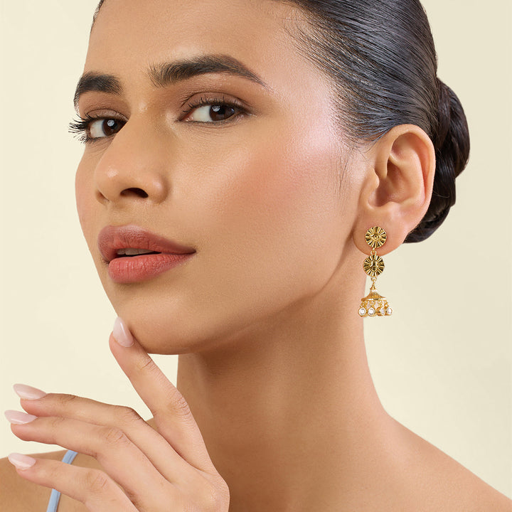 Golden Hour Jhumkas 