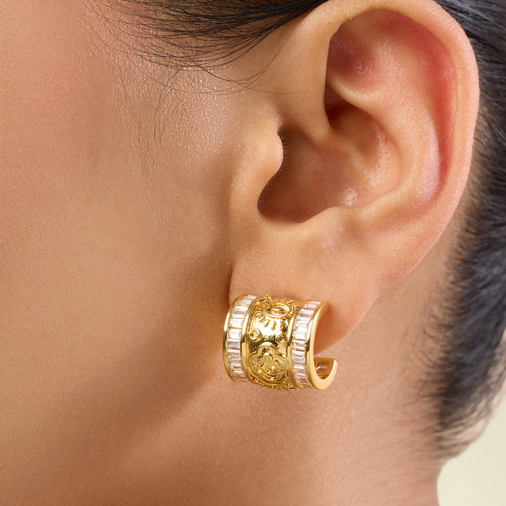 Charmstorm Huggie Hoops 