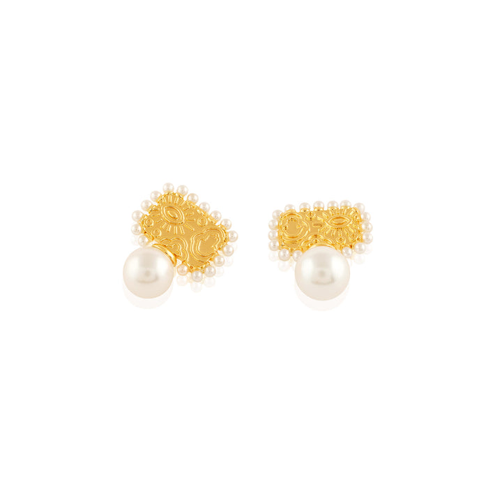 Zenya Pearl Drop Earrings 
