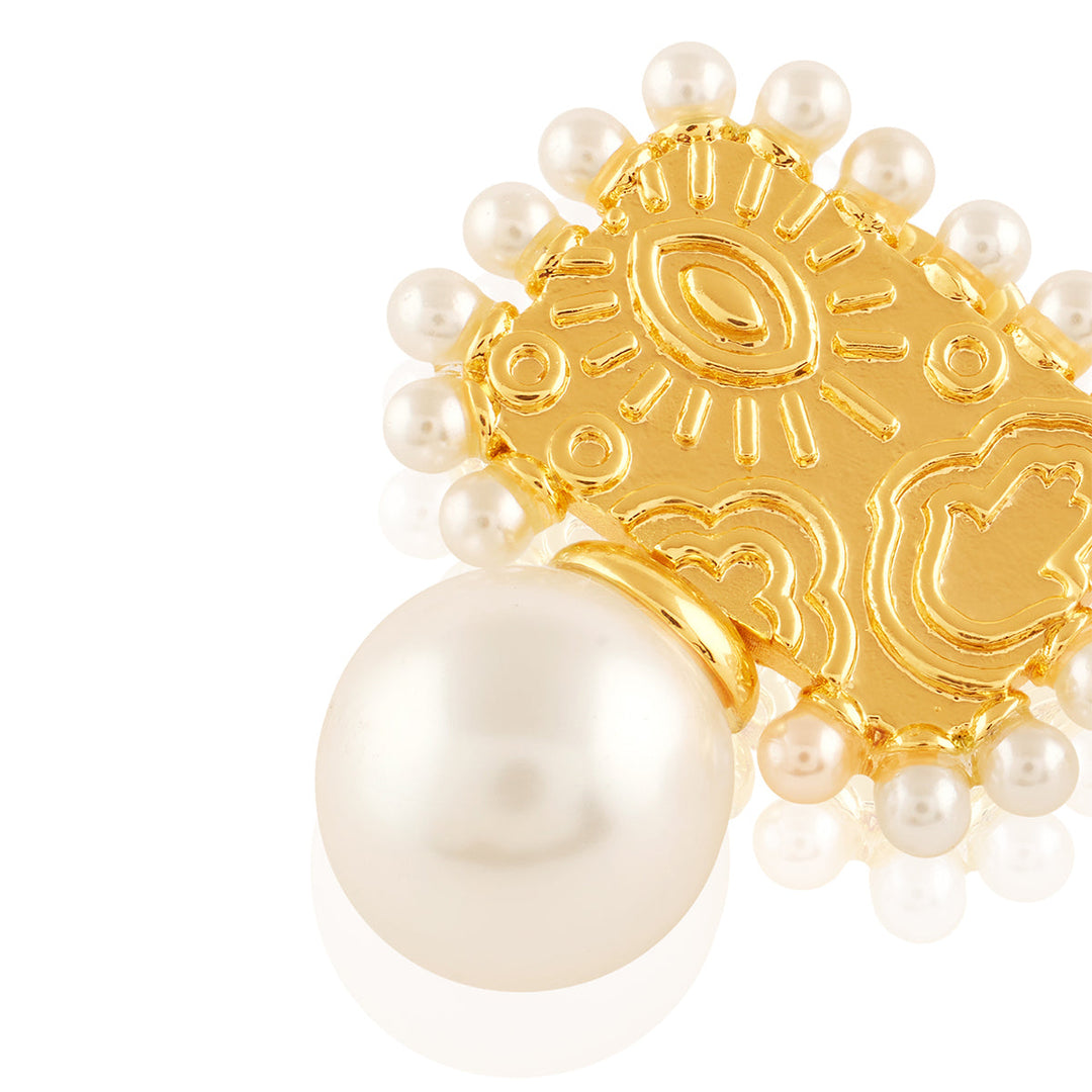 Zenya Pearl Drop Earrings 