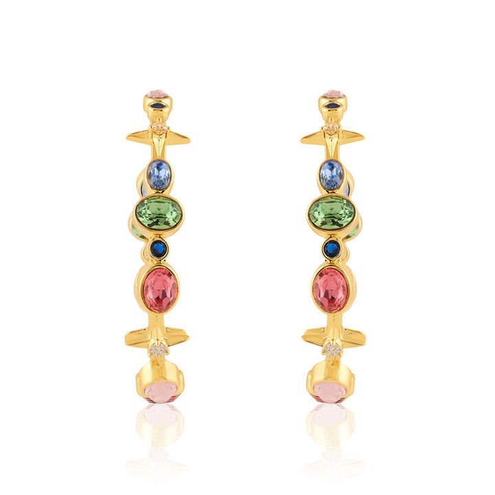 Sunera's Lil Gem Drop Hoops 