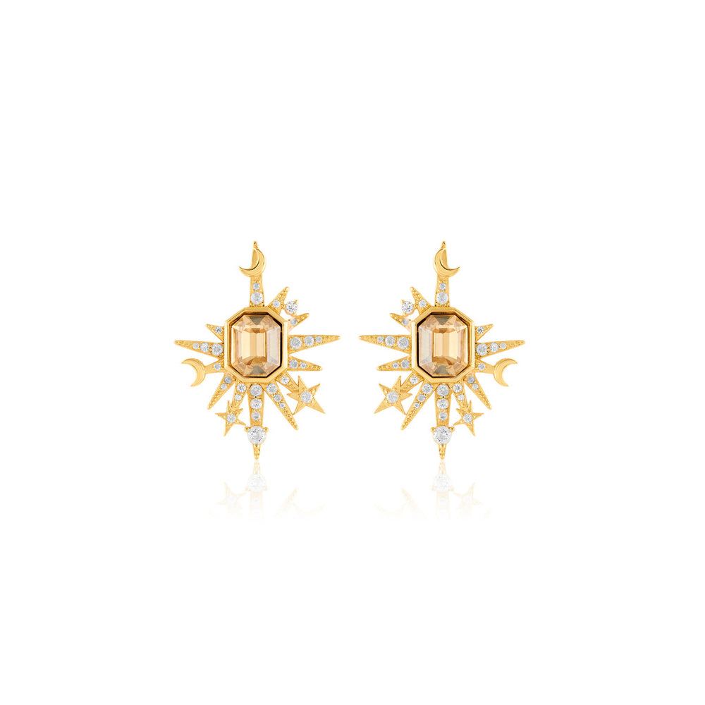 Shikha's Disco Drop Studs 
