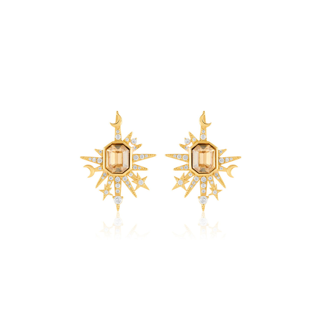Shikha's Disco Drop Studs 