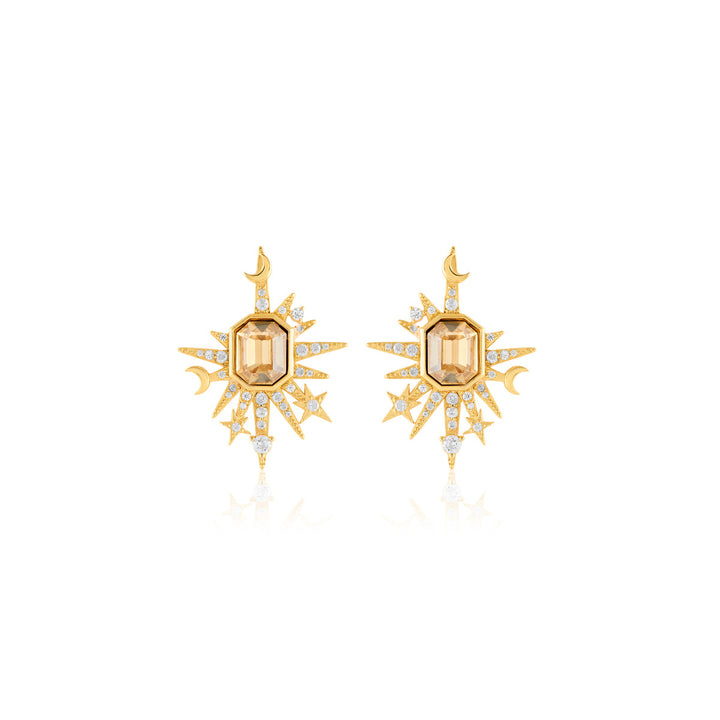 Shikha's Disco Drop Studs 