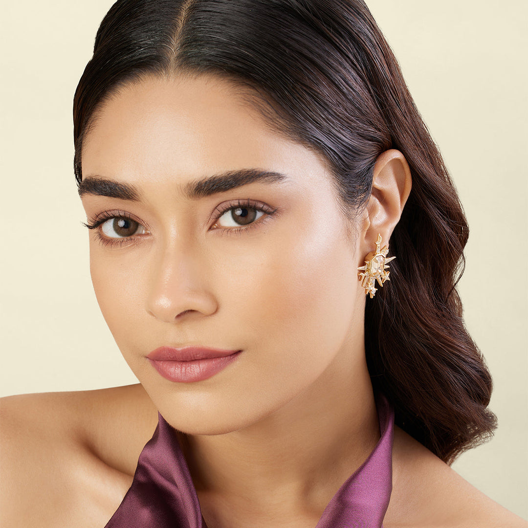 Shikha's Disco Drop Studs 