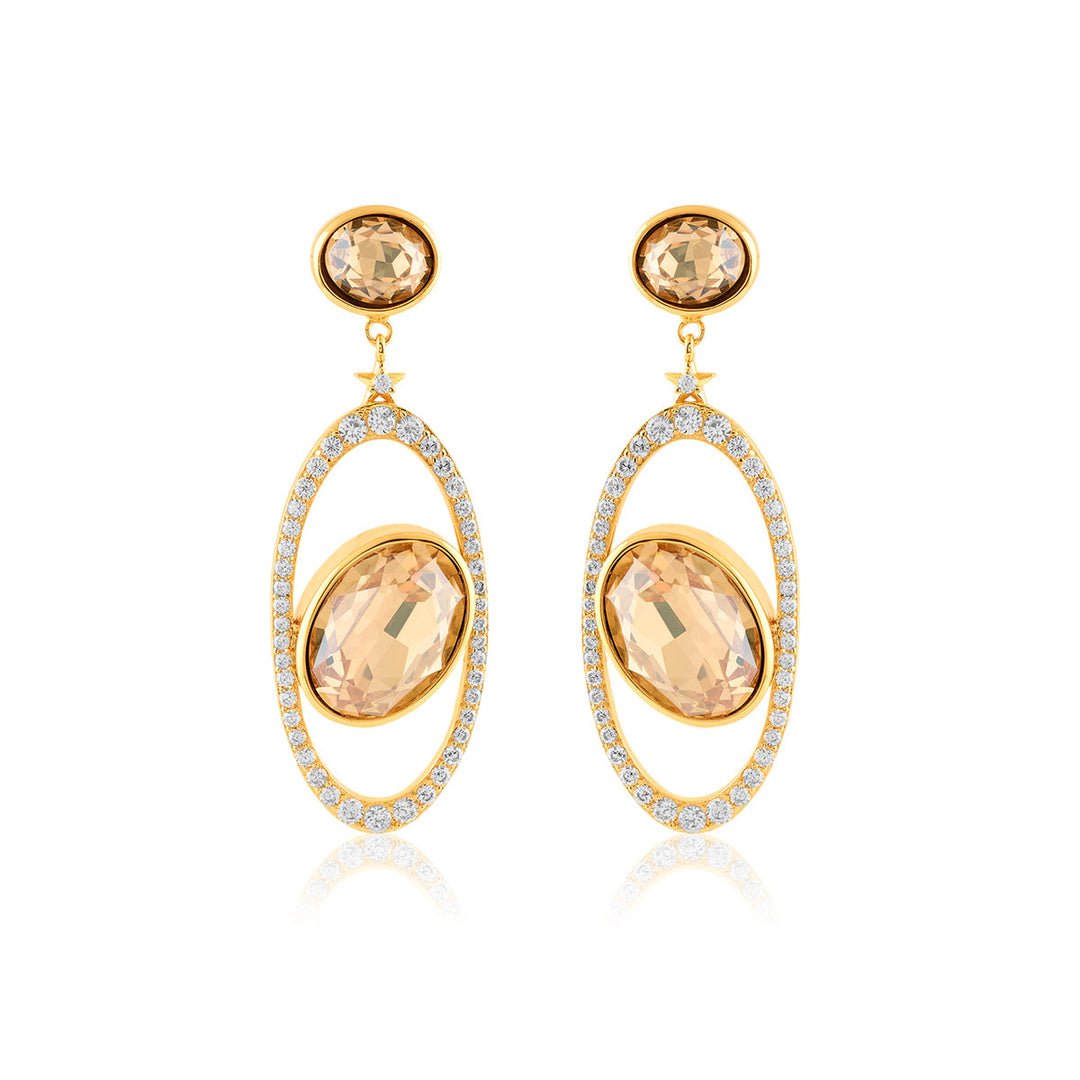 Cosmic Ember Dangler Earrings 