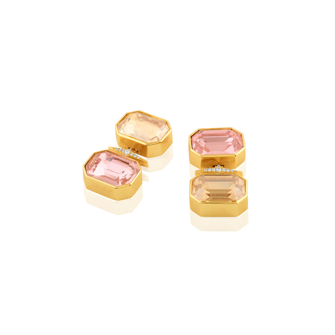 Pink Limoncello Drop Earrings 