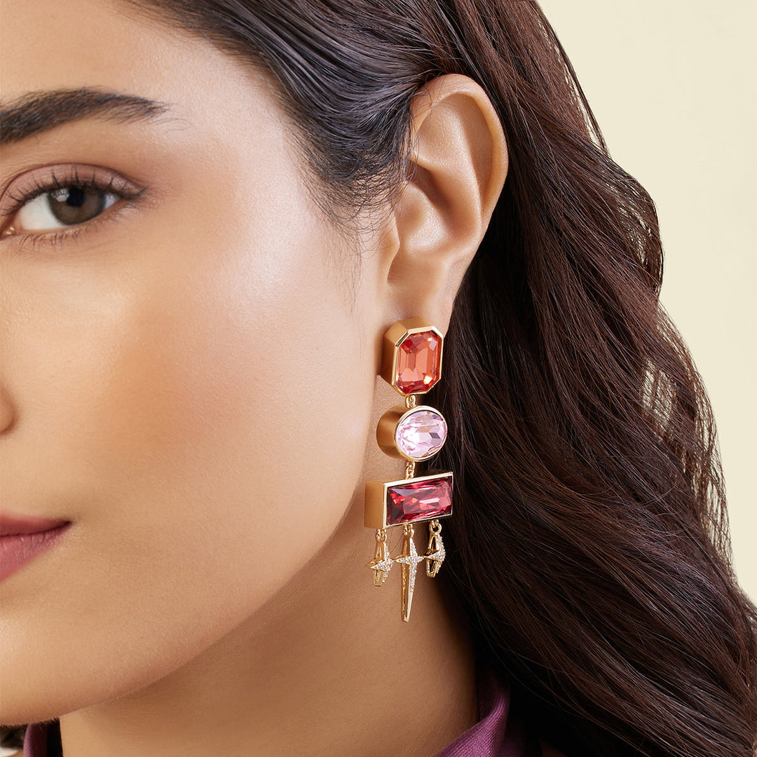 Stardust Pink Danglers 