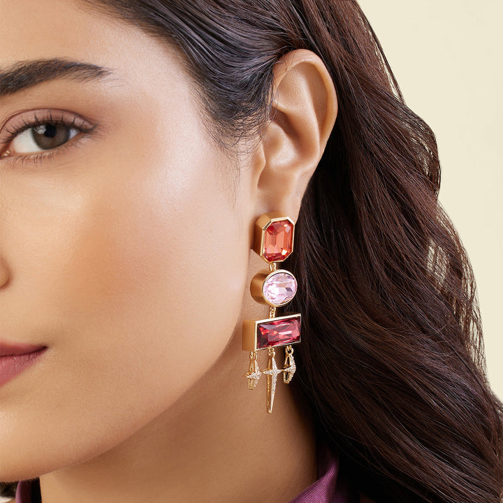 Stardust Pink Danglers 