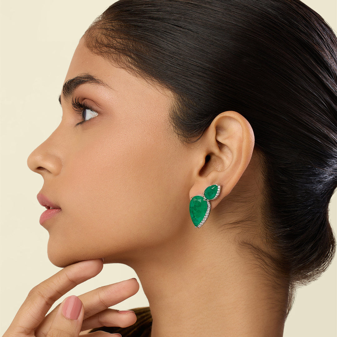 Astoria Emerald Studs